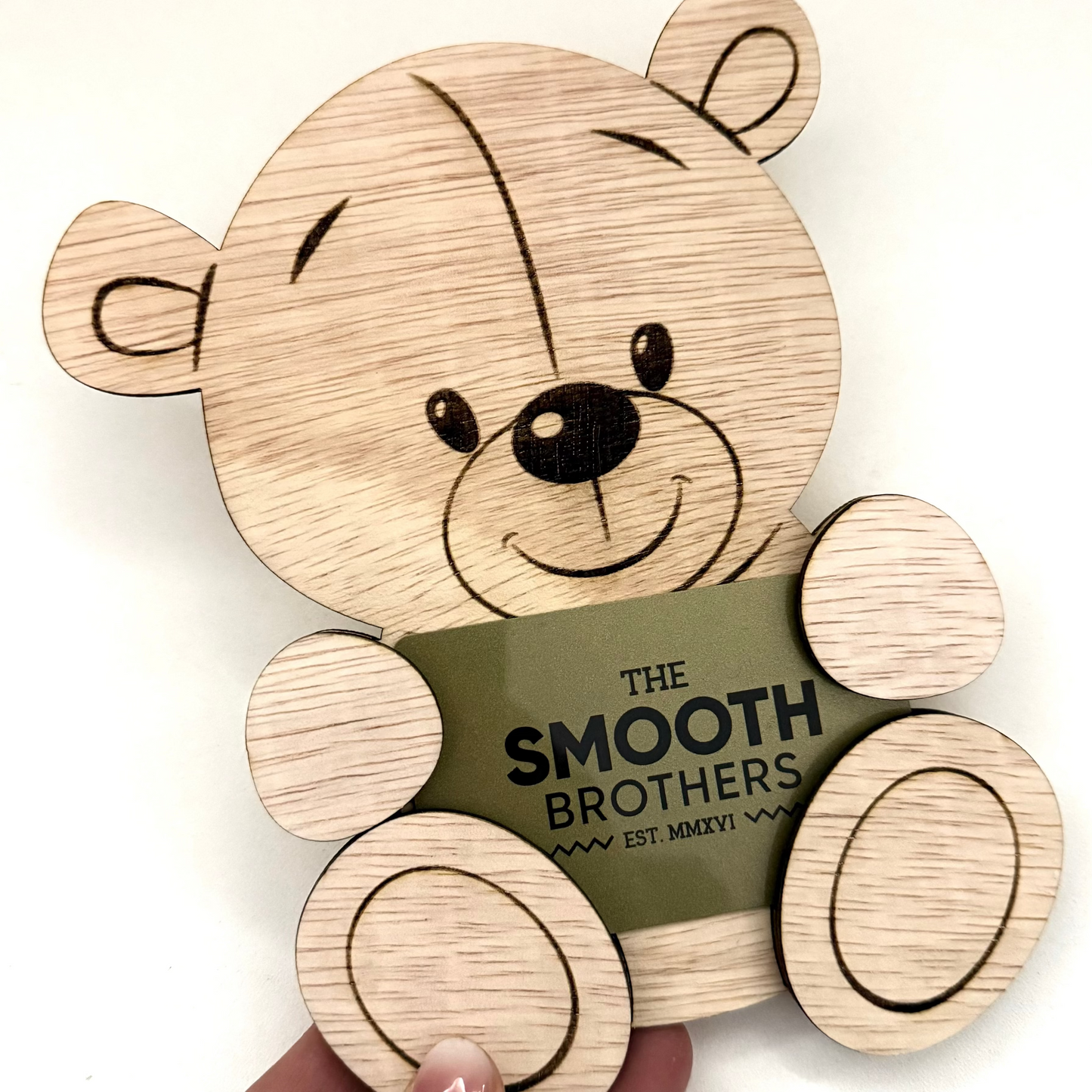 Kadokaarthouder Teddybeer