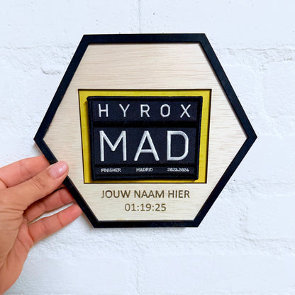 Hyrox Badge Houder - gepersonaliseerd - met stapelkorting!