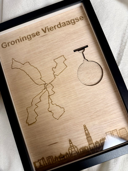 Medaillelijst Groningse Vierdaagse - 1/2 deelname(s)