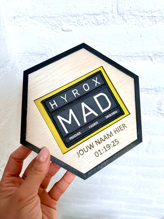 Hyrox Badge Houder - gepersonaliseerd - met stapelkorting!
