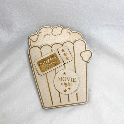 Bioscoop & popcorn - cadeaukaarthouder