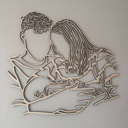Wanddecoratie - eigen foto